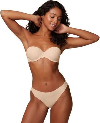 Harper Wilde Base Strapless Bra in Beige at Nordstrom, Size 38Ddd