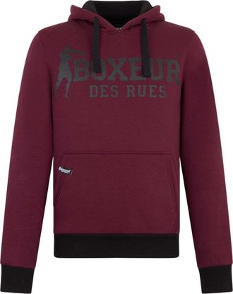Boxeur Des Rues Kapuzenpullover BOXEUR DES RUES BOXEUR DES RUES Kapuzenpullover Hooded Sweatshirt, Herren, Gr. XXL, rot (bordeaux), Obermaterial: 70% Baumwolle CO. 30