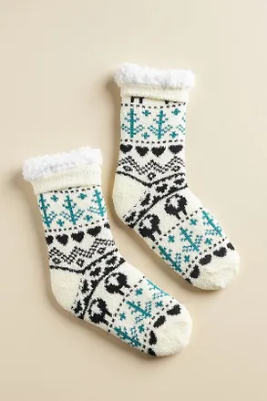 Anthropologie Sherpa Cozy Socks