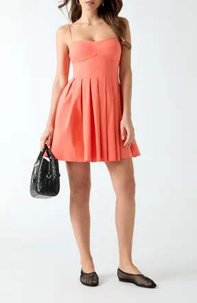 Guess Bria Minidress in Medium Coral at Nordstrom, Size 8