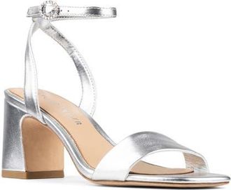 Donald J Pliner Ankle Strap Sandal in Silver at Nordstrom, Size 8.5