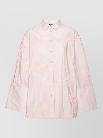 Rotate floral oversized shirt