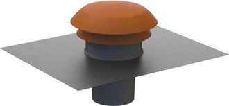 Atlantic Salida De Aire Cpr 160 R Rojo Salida De Techo &Oslash;160 Mm - 422962