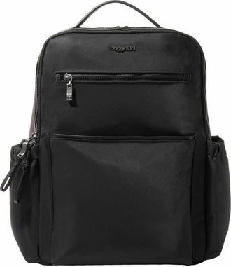 Baggallini Tribeca Expandable Laptop Backpack in Black Twill at Nordstrom
