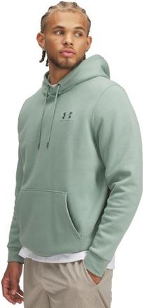 Under Armour Mens Essential Fleece Hoodie - Silica Green/Silica Green Size XL
