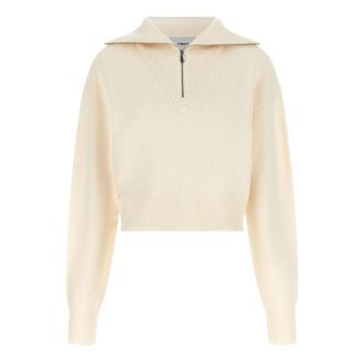 Coperni Jersey con media cremallera - Sweatshirts & Hoodies - Mujer - Beige - S