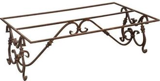 Biscottini International Base Para Mesa De Hierro L136xpr80xh43 Cm