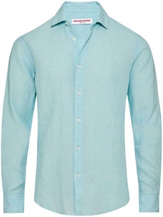 Orlebar Brown Giles overhemd - Blauw