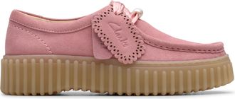 Clarks Womens Torhill Bee, Dusty Rose Suede, 9