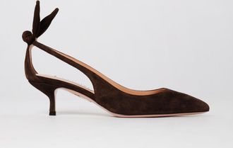 Aquazzura D&eacute;collet&eacute; Bow Tie Aquazzura in camoscio