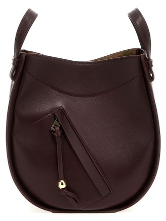 Loewe Hammock Slice Crossbody Bags Bordeaux