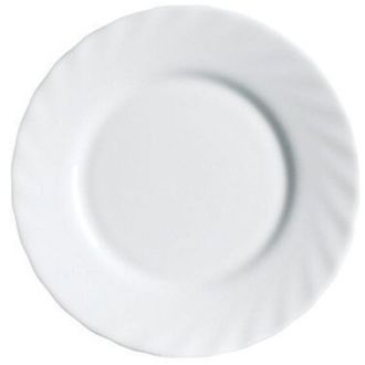 Luminarc Plato Mesa Postre 19,5cm Trianon Blanco Cristal Luminarc