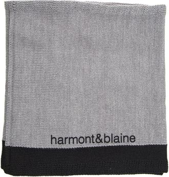 Harmont & Blaine Double-face Scarf - Heren - Wintersjaals - Grijs - ONE Size - Accessoires