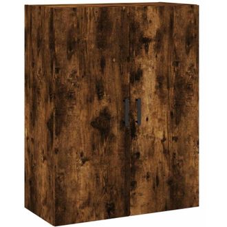 vidaXL Wall Mounted Cabinet Smoked Oak 69.5x34x90 cm Vidaxl
