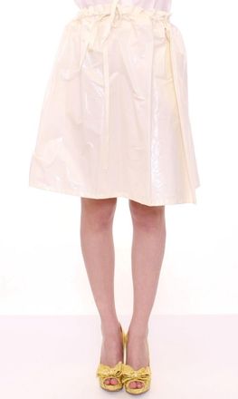 Licia Florio Above-Knee Stretch Waist Strap Womens Skirt