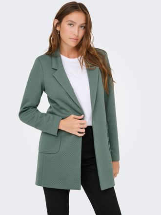 Only Langmantel ONLY ONLBAKER-NEVARA LIFE L/S COATIGAN CC PNT, Damen, Gr. XS, gr&uuml;n (balsam gr&uuml;n), Web, Obermaterial: 97% Polyester, 3% Elasthan, unifarben,