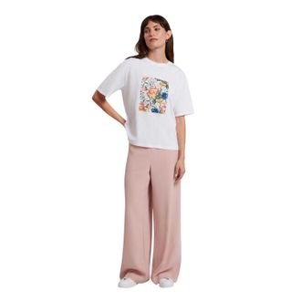 Ted Baker Dames/Dames T-shirt met grafische print en korte mouwen (Wit)