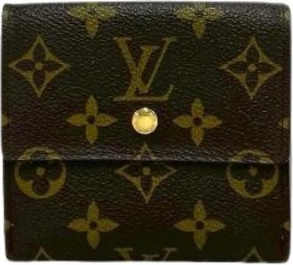 Louis Vuitton Pre-owned Wallets, male, Brown, Size: ONE SIZE Pre-owned Monogram Trifold Wallet