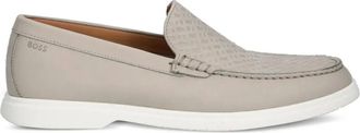 BOSS Mocassini in pelle - Grigio