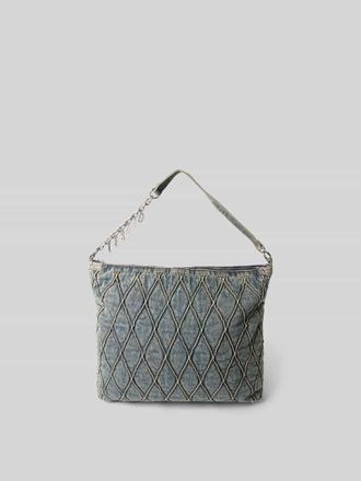 Diesel Shoulder Bag in Denim-Optik in Hellgrau, Gr&ouml;&szlig;e 1