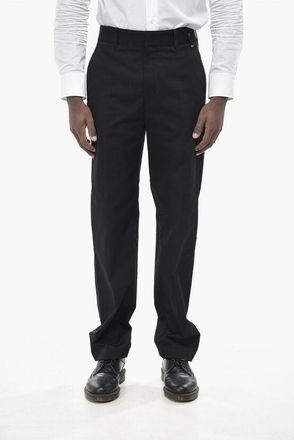 Fendi Solid Stretch Cotton Trousers size 48