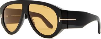 Tom Ford Bronson Aviator-style Sunglasses - Black - One Size