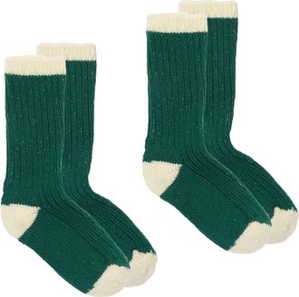 Rei Co-Op Womens Nook Crew Socks - 2 Pairs Green S