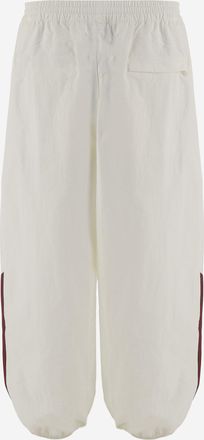 adidas Mens Jogging Pants White Recycled Polyamide Trousers