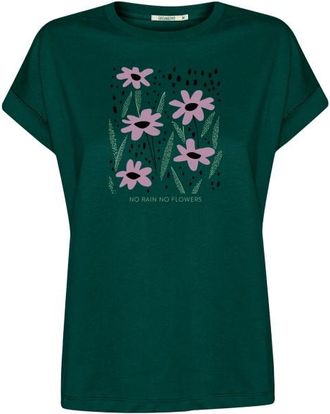 Greenbomb No Rain Loony T-Shirt f&uuml;r Damen | gr&uuml;n