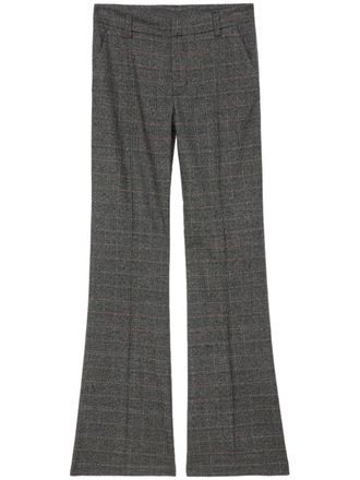 Zadig&Voltaire Prevu trousers - women - Viscose/Recycled Polyester/Fabric - 42 - Grey