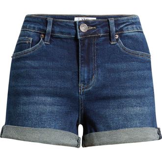 YMI Cuffed Denim Shorts in Dark Blue at Nordstrom, Size 5