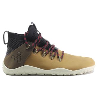 Vivobarefoot Magna FG Leather Textile Mens High Top Trainers - Acorn - Size:UK 11.5