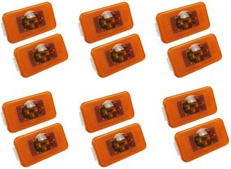 OEM Adecuado Para Luces De Posici&oacute;n Laterales Led Para Camiones De 12 Y 24 V, 4 Luces Indicadoras Led &Aacute;mbar, Adecuado Para Camiones Fm/fh