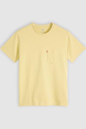Levi's Camiseta Classic con bolsillo - Hombre - S - Amarillo / Raffia