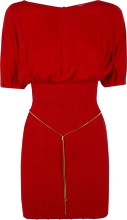 Elisabetta Franchi Mini Knit Dress