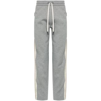 Moncler Sweatpants, male, Gray, Size: S Stylish Polyamide Pants for Men