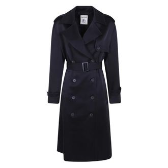 Semicouture Jassen, Dames, Zwart, S, Gwenda Double Breasted Trench
