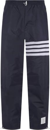 Thom Browne Pantaloni sportivi con righe - Blu