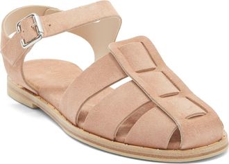 Freda Salvador Sera Fisherman Sandal in Blush Suede at Nordstrom, Size 5.5