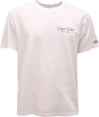 MC2 Saint Barth T-Shirt Portland Cigar Club - - Tops - Uomo - Bianco - S
