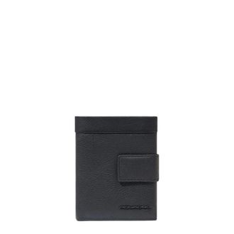 Piquadro Wallets & Cardholders, male, Black, Size: ONE SIZE Pocket Trifold Wallet with Money Pocket