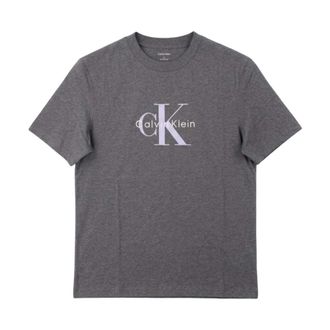 Calvin Klein T-Shirts - Heren - T-shirts - Grijs - S - Tops