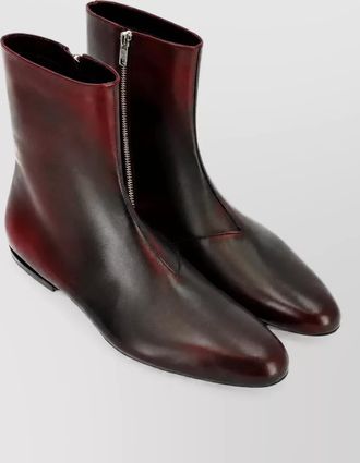 Dries Van Noten leather ankle boots