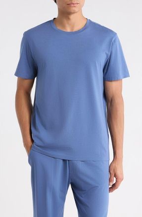 Elie Tahari Ultimate Comfort Sleep T-Shirt in Bijou Blue at Nordstrom Rack, Size X-Large