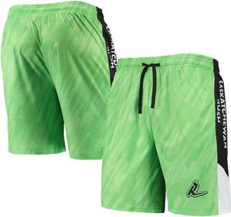 Foco Mens FOCO Green Saskatchewan Rush Static Mesh Shorts at Nordstrom, Size Xx-Large