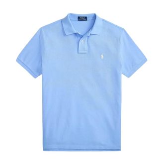 Polo Ralph Lauren Polo Shirts, male, Blue, Size: 2XL Polo LIconica in Piqu&eacute;