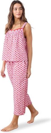 Printfresh Back to Bed Cropped Set in Pink Macaron at Nordstrom, Size X-Large