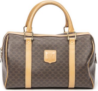 Celine Pre-owned Womens Vintage Small Boston Handbag - Brown - One Size