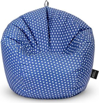 Happers Happers - Puff Pelota Estampado Stars Azul