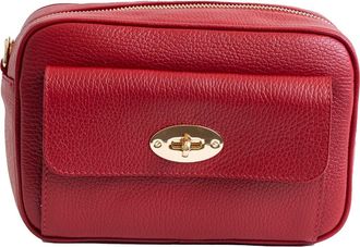 Persaman New York Leather Camera Crossbody Bag in Red at Nordstrom Rack